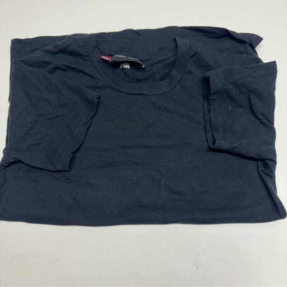 Misha Nonoo Women’s large black Pullover Crewneck Tee T-Shirt Top Short Sleeve - Picture 9 of 9